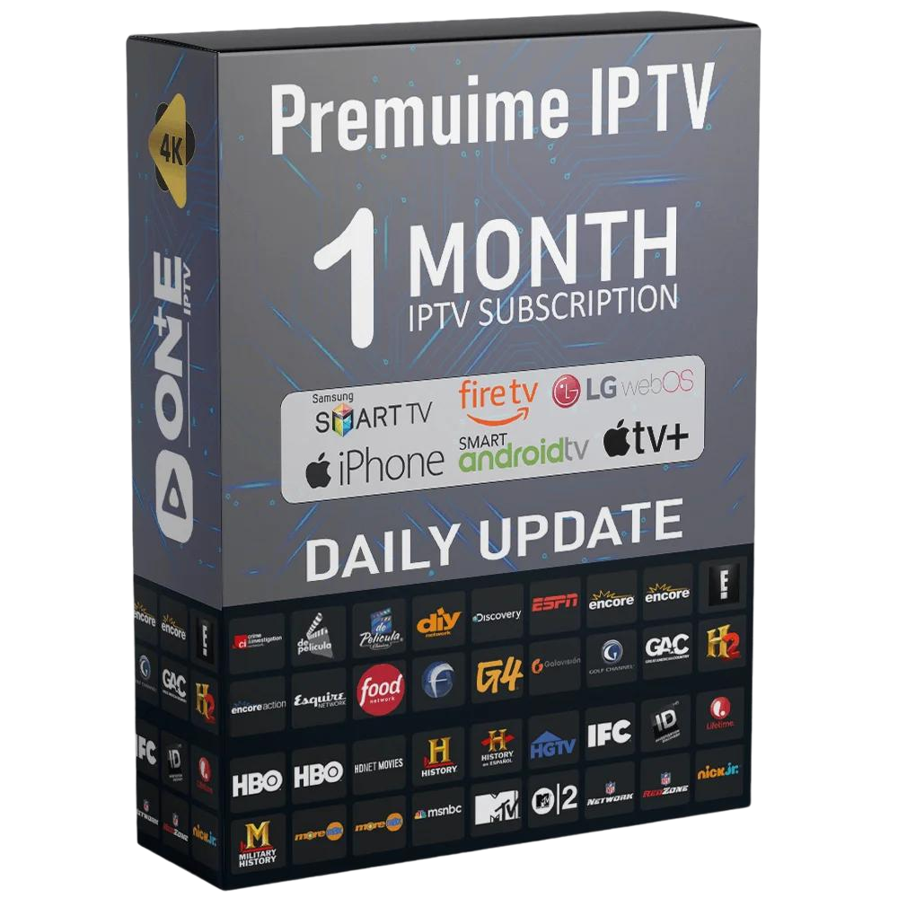 1 Month IPTV Subscription