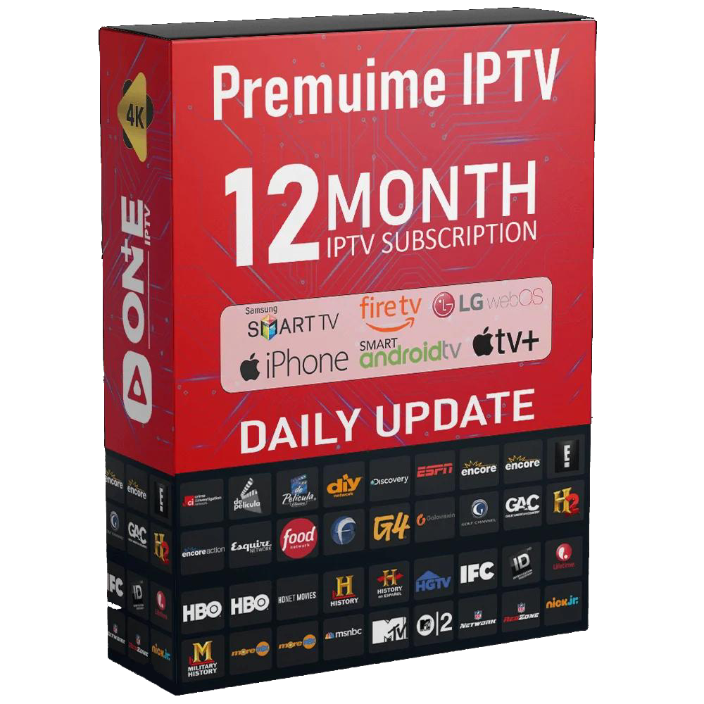 12 Month IPTV Subscription